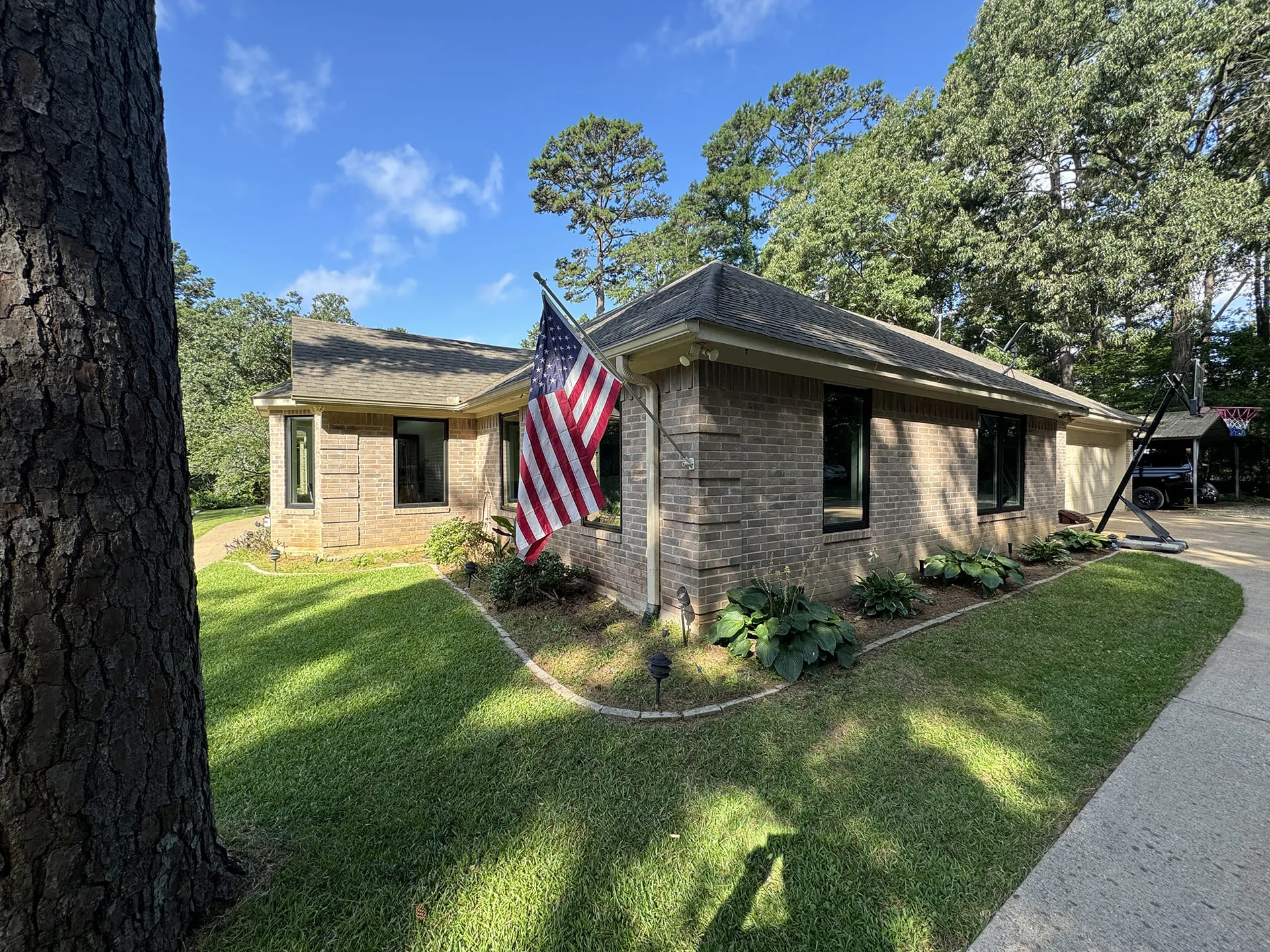 Window replacement from side of house