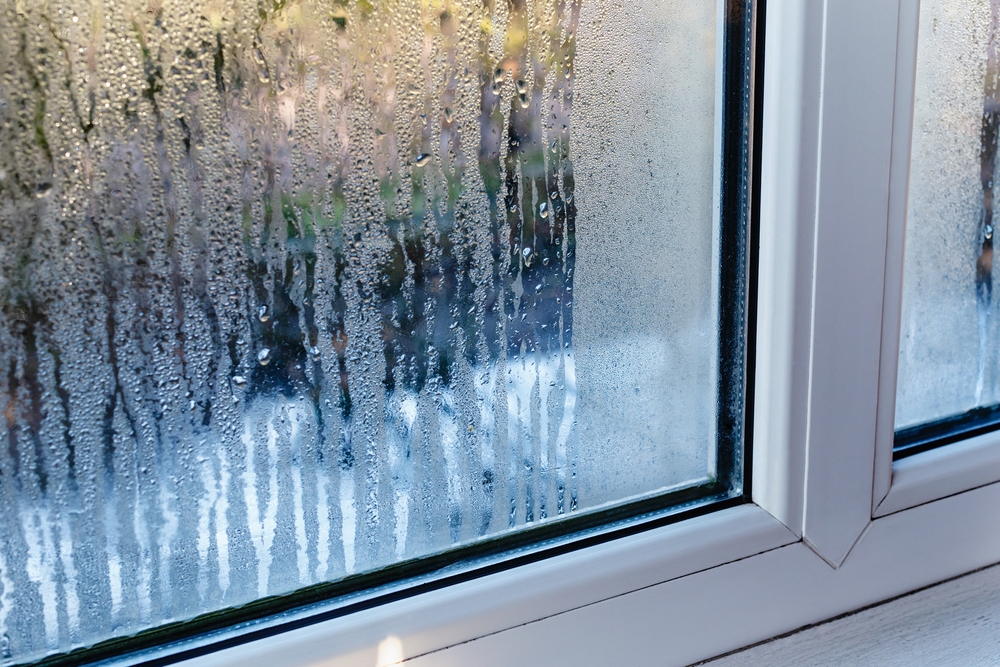 Winter condensation on windows