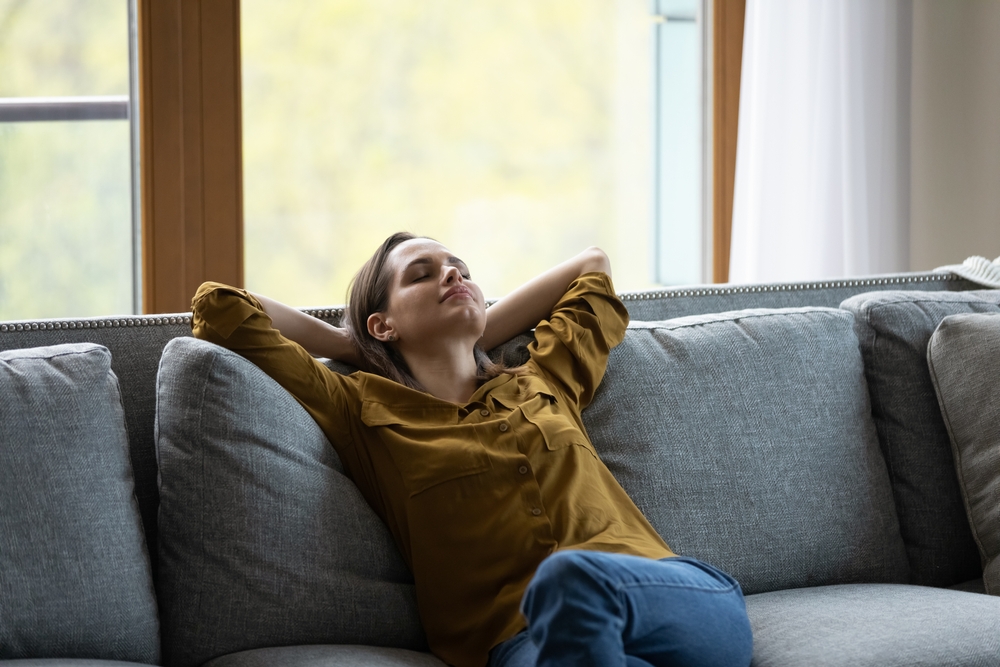 New energy efficient windows in home